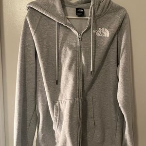 The North Face Logo full zip hoodie size XL